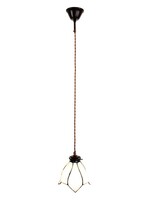 Clayre & Eef Hanglamp Tiffany Ø 18*115 cm E14/max 1*25W 5LL-6223