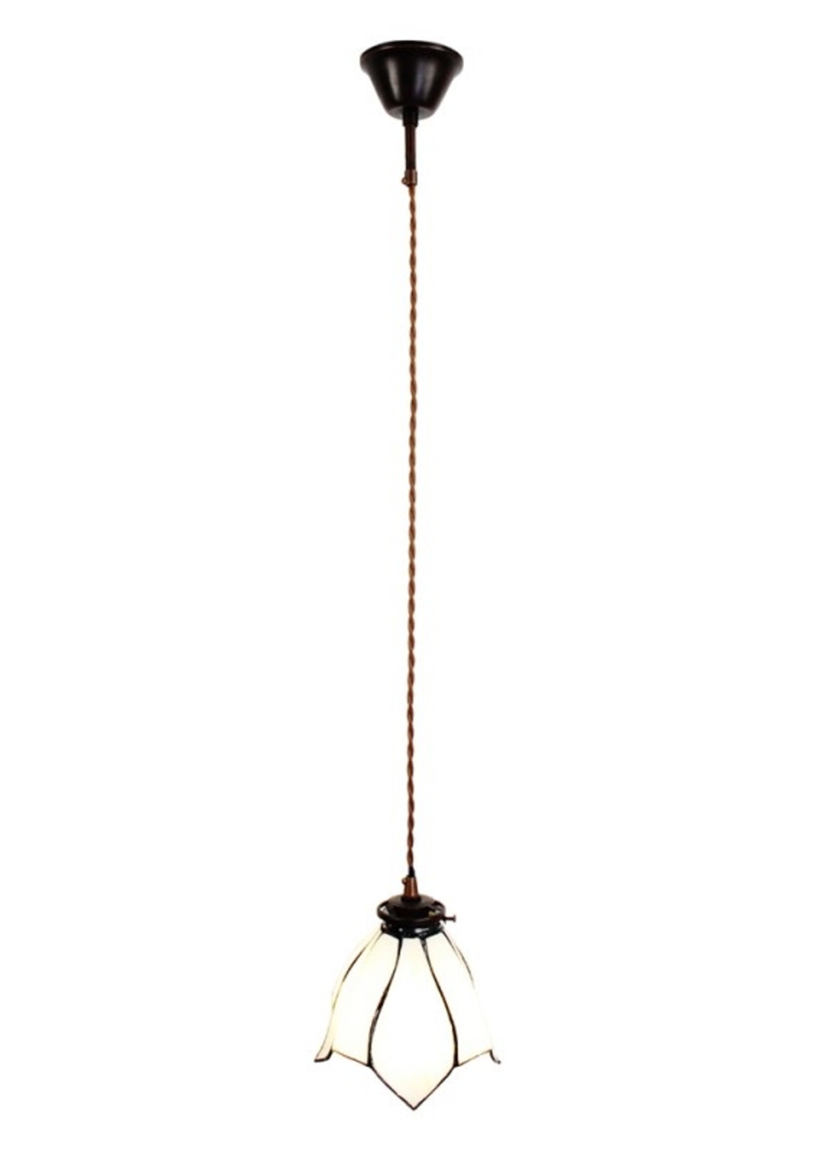 Clayre & Eef Hanglamp Tiffany Ø 18*115 cm E14/max 1*25W 5LL-6223