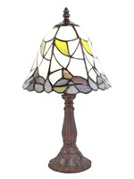 Clayre & Eef Tafellamp Tiffany Ø 20*34 cm E14/max 1*25W 5LL-6225