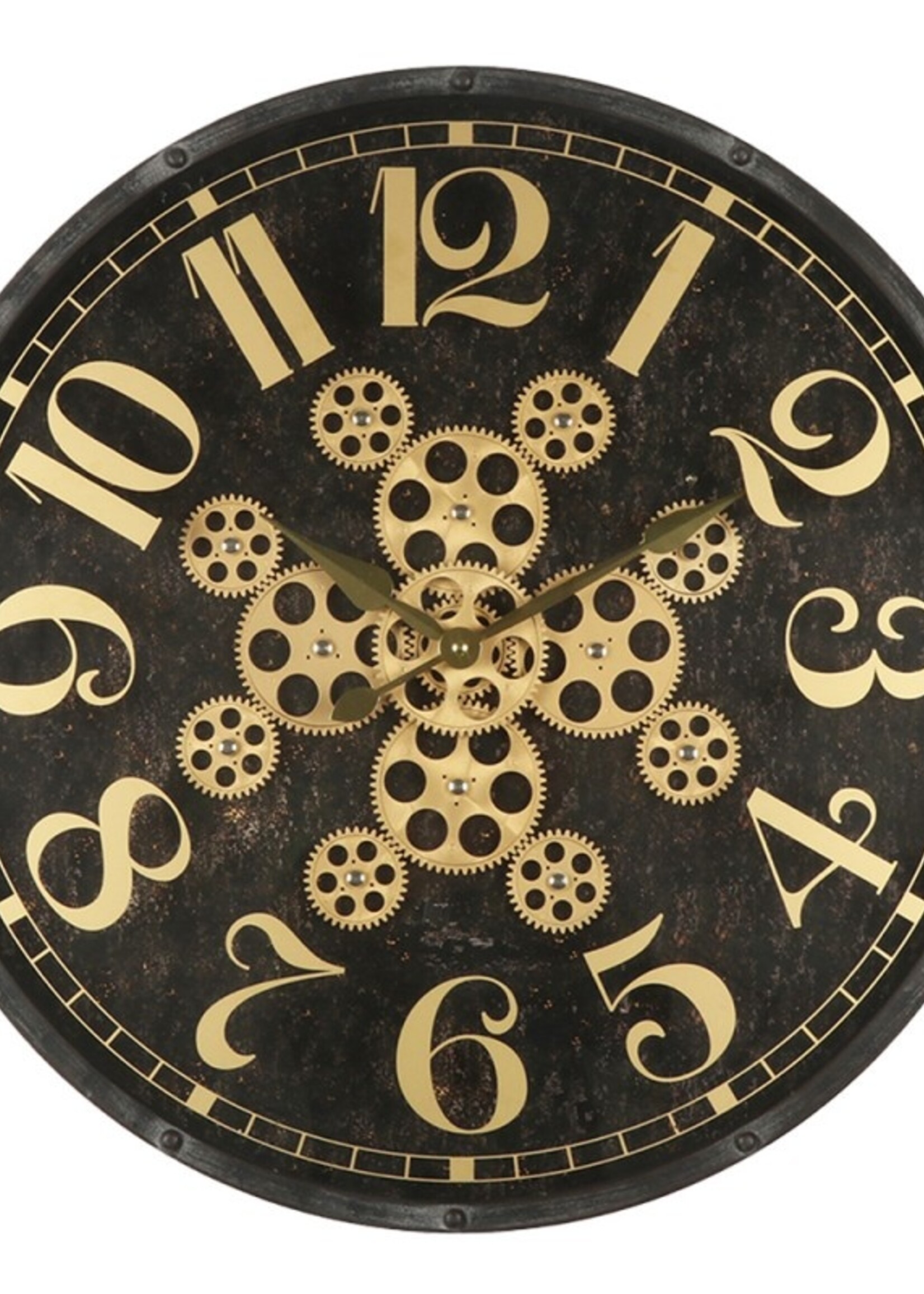 Clayre & Eef Horloge murale Ø 60*7 cm 5KL0207