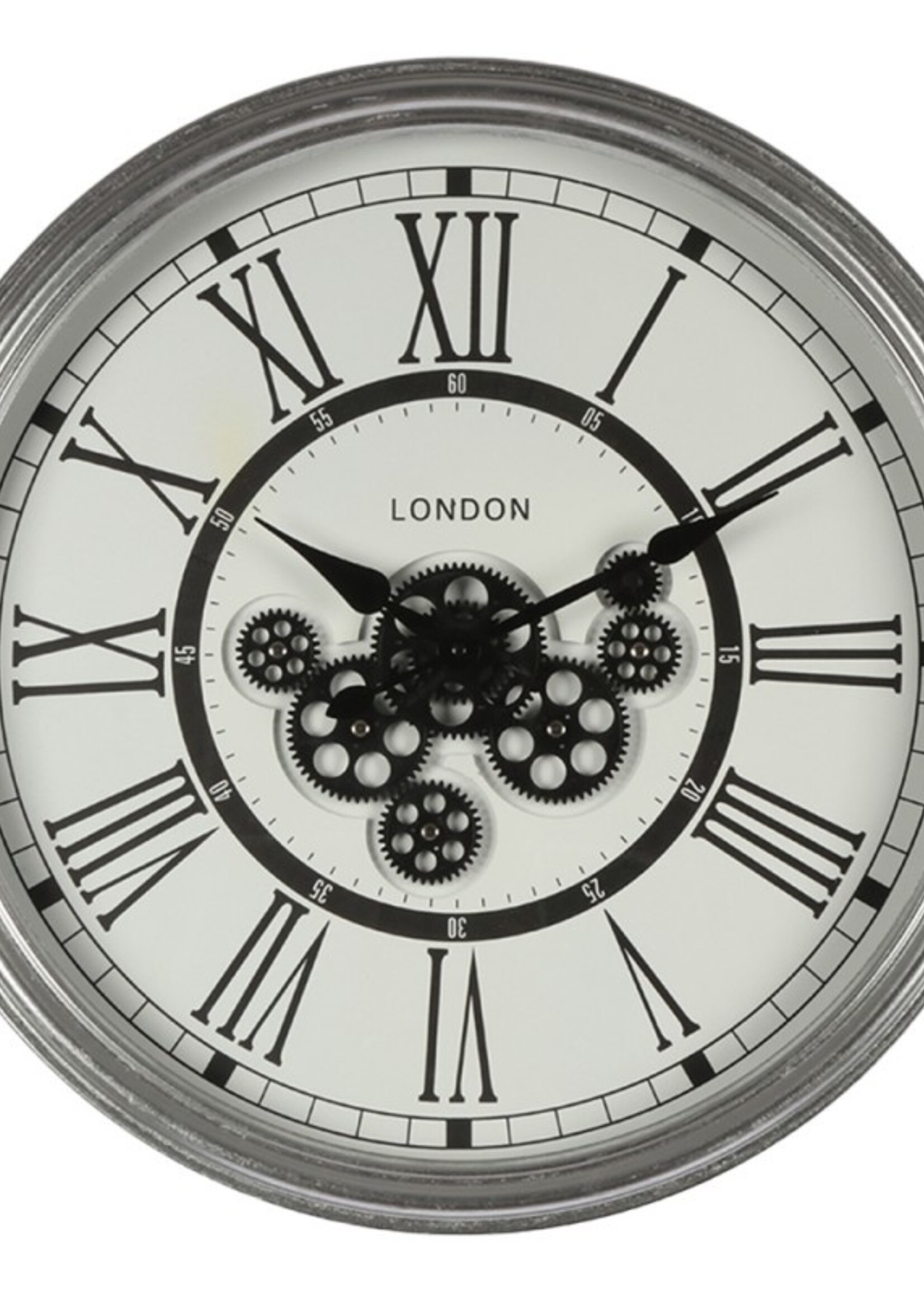 Clayre & Eef Horloge murale Ø 60*10 cm 5KL0203