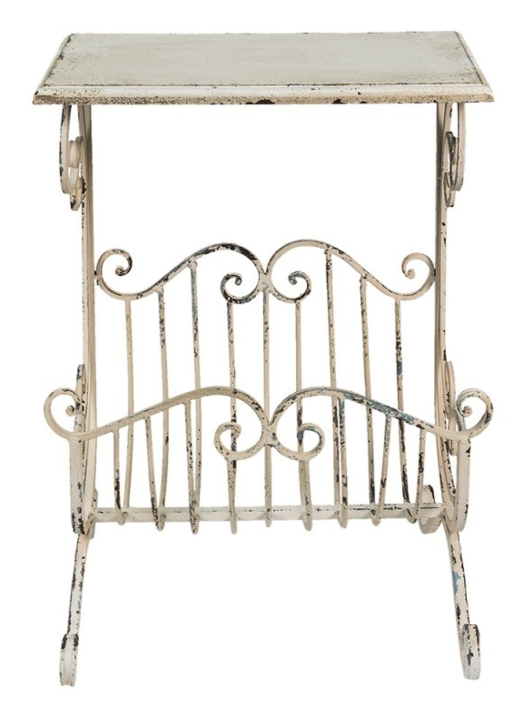 Clayre & Eef Table d’appoint / porte revues 46*37*67 cm 50604