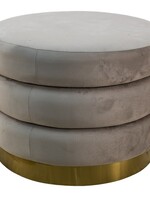 Clayre & Eef Repose-pieds Ø 60*45 cm 50616BE