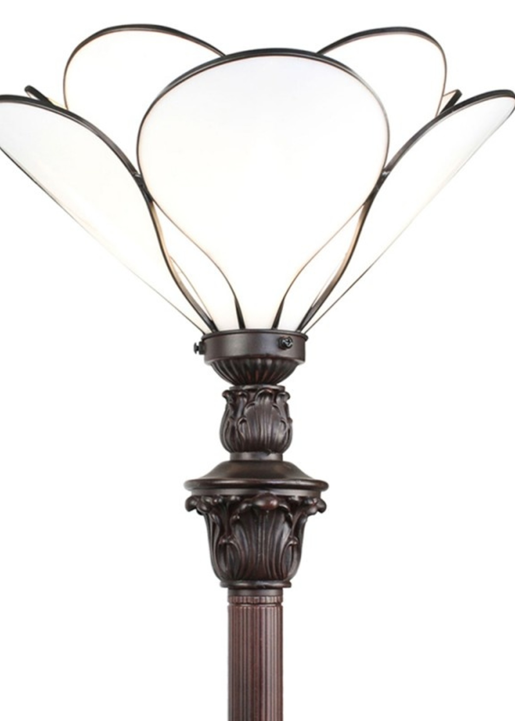 Clayre & Eef Vloerlamp Tiffany Ø 31*183 cm E27/max 1*60W 5LL-6219