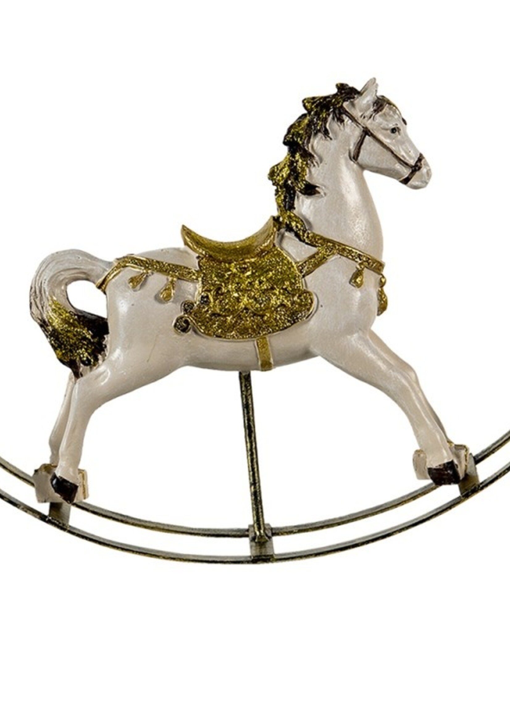 Clayre & Eef Decoratie hobbelpaard 28*21*5 cm 6PR3513