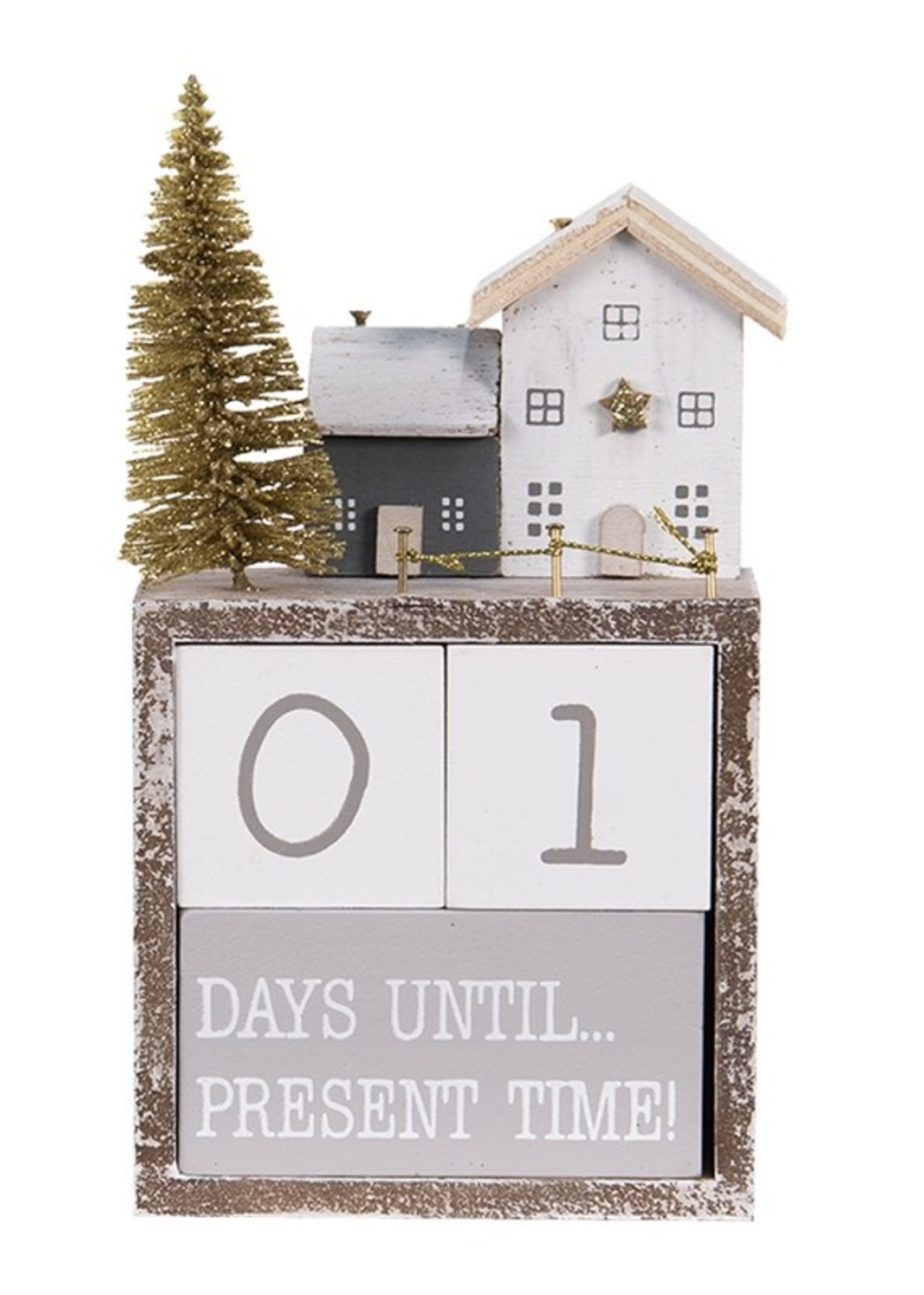 Clayre & Eef Kalender 10*5*18 cm 6H2169