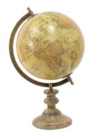 Clayre & Eef Wereldbol/globe 22*22*37 cm 64931