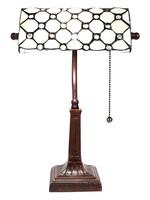Clayre & Eef Bureaulamp Tiffany 26*16*40 cm E27/max 1*40W 5LL-5687