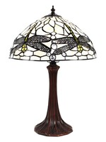 Clayre & Eef Tafellamp Tiffany Ø 31*43 cm E27/max 1*60W 5LL-9335W
