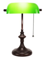 Clayre & Eef Bureaulamp groen 26*16*38 cm E27/max 1*40W 5LL-5684