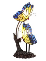 Clayre & Eef Lampe de table Tiffany 24*17*47 cm E14/max 2*40W 5LL-6229