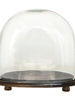 Clayre & Eef Cloche de verre 23*14*20 cm 6GL3534