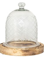 Clayre & Eef Cloche de verre Ø 21*25 cm 6GL3532