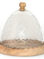 Clayre & Eef Cloche de verre Ø 22*23 cm 6GL3531