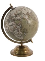 Clayre & Eef Groene Wereldbol/globe 22*22*33 cm 64906