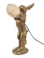 Clayre & Eef Goude Tafellamp konijn 12*24*41 cm 6LMP734