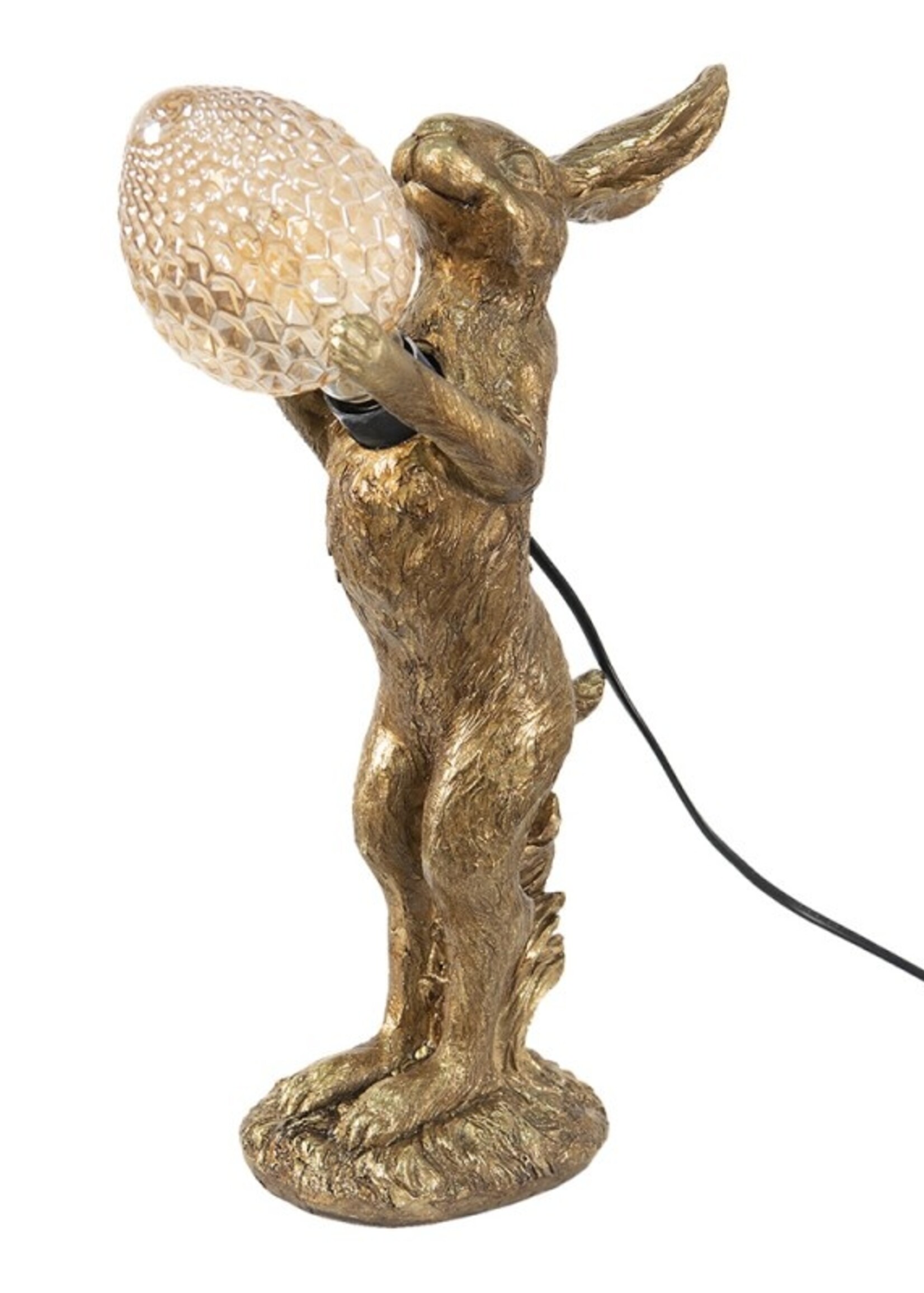 Clayre & Eef Lampe de table lapin 12*24*41 cm 6LMP734
