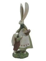 Clayre & Eef Decoratie konijnen 10*7*25 cm 6PR3567