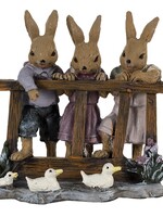 Clayre & Eef Decoratie konijnen 14*9*13 cm 6PR3536
