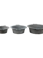 Clayre & Eef Assiette décoratif (3) Ø 36*11 / Ø 30*10 / Ø 24*9 cm 6Y4648