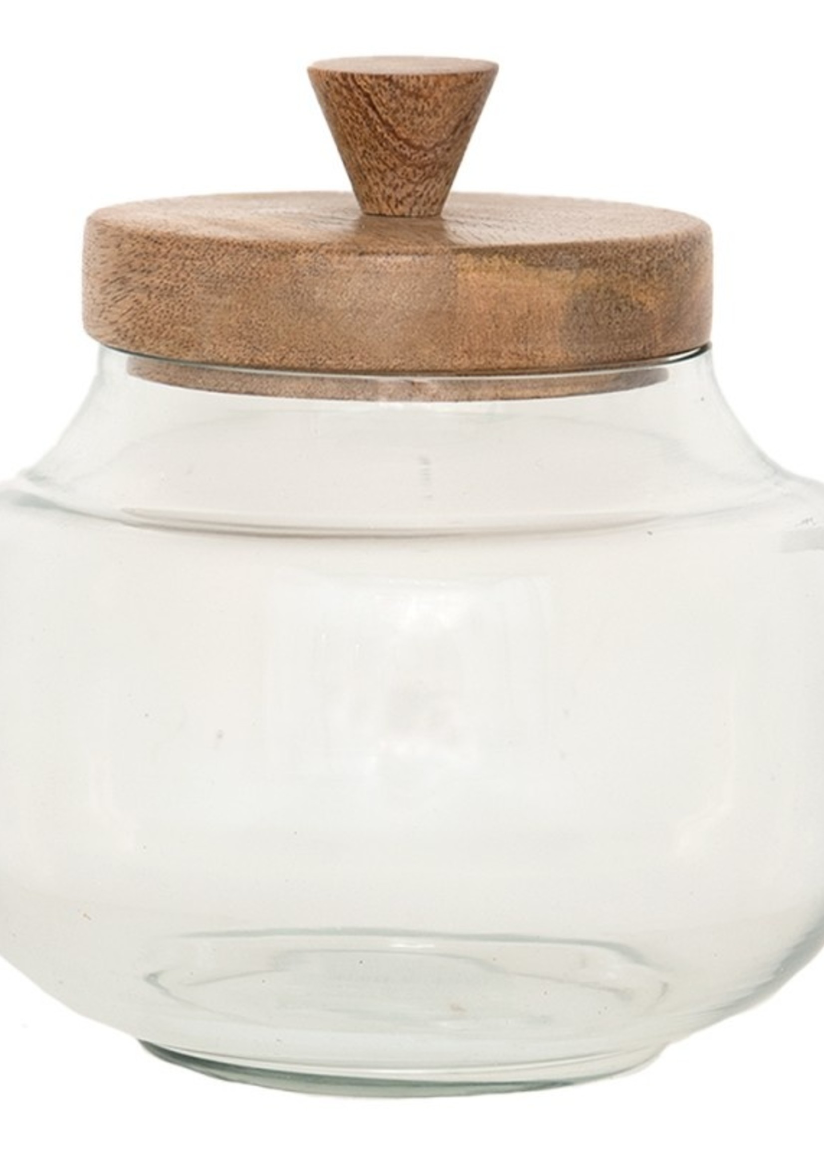 Clayre & Eef Bocal avec couvercle Ø 15*26 cm 6GL3546