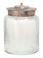 Clayre & Eef Voorraadpot met deksel Ø 15*21 cm 6GL3539