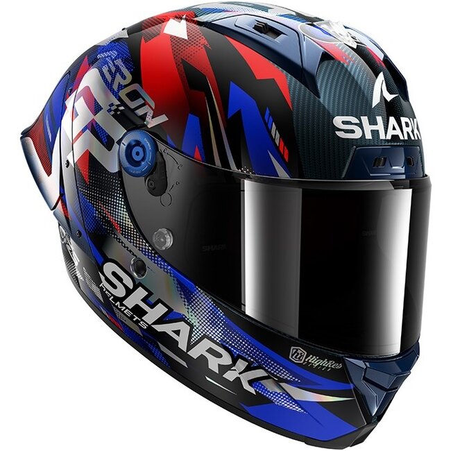 Shark Shark Aeron GP Fim Racing #1 Replica Zarco Signature Violet