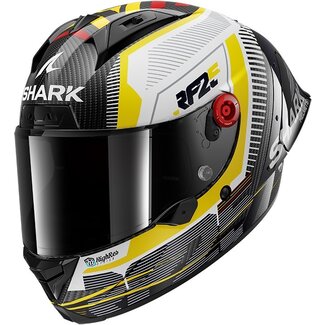 Shark Shark Aeron-GP REPLICA Raul Fernandez SIGNATURE Carbon White Yellow