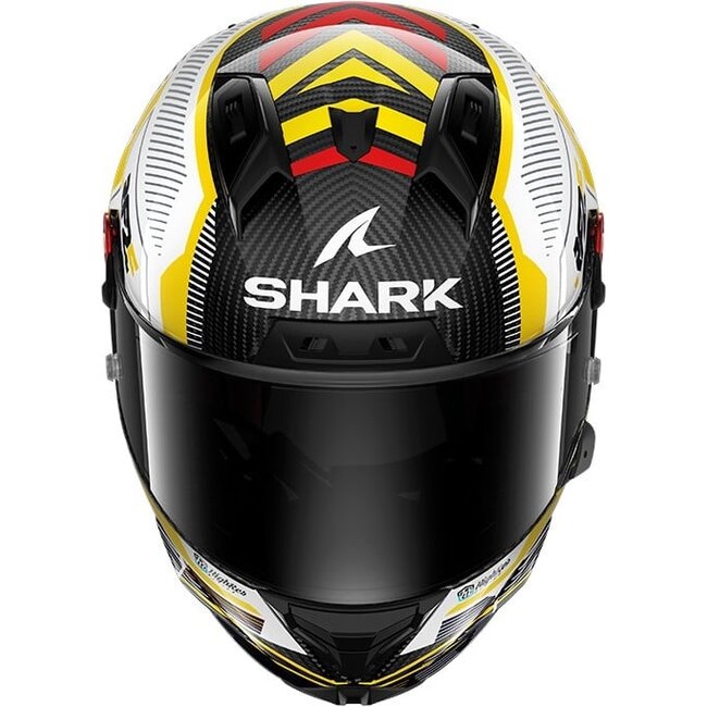Shark Shark Aeron-GP REPLICA Raul Fernandez SIGNATURE Carbon White Yellow