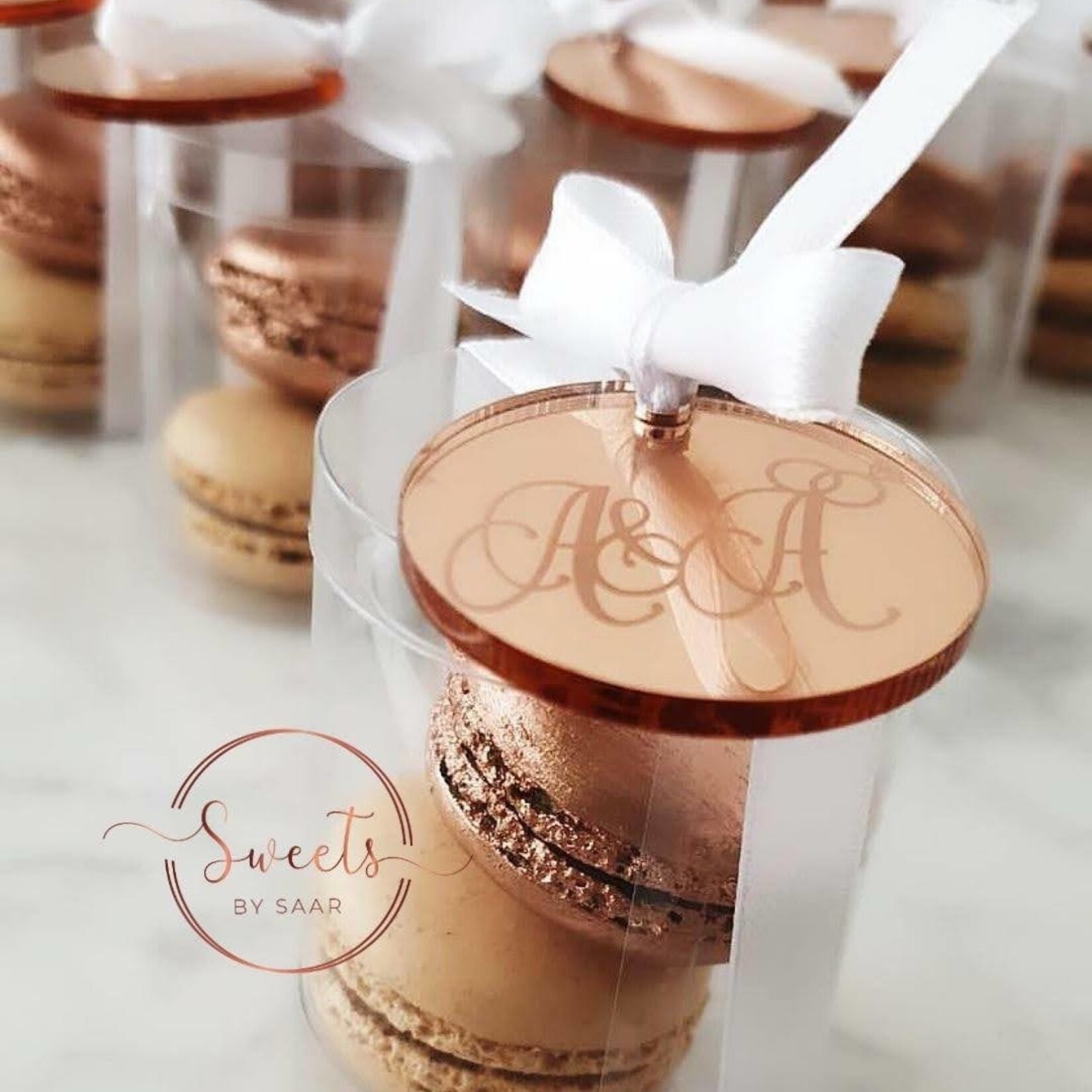 Cupcakedozen.nl Koker voor 2 macarons of 1 minicupcake (100 stuks)