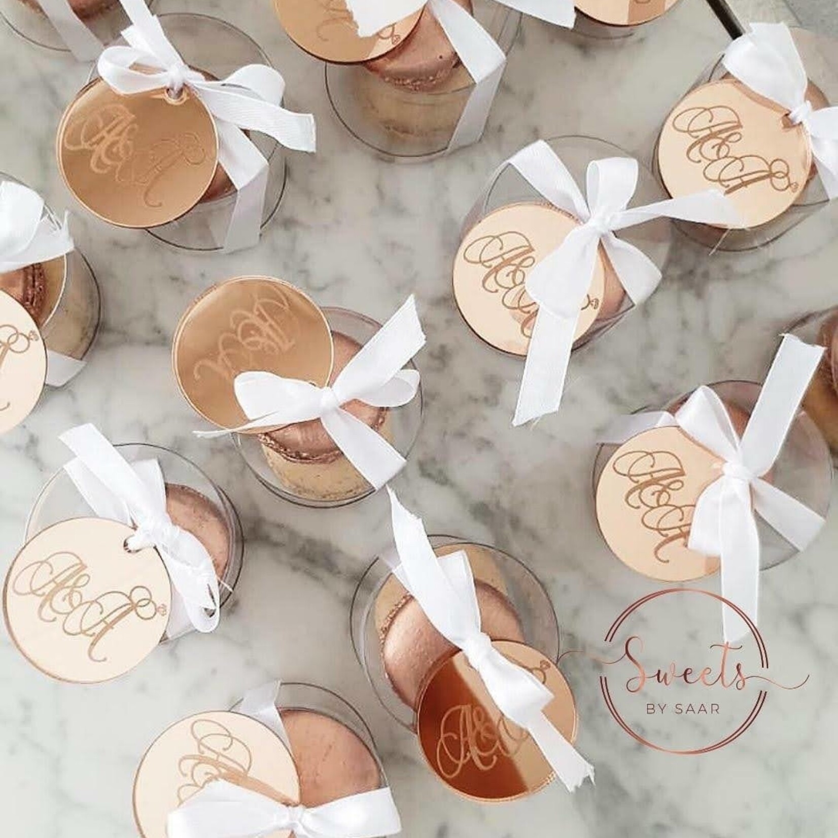 Cupcakedozen.nl Koker voor 2 macarons of 1 minicupcake (100 stuks)