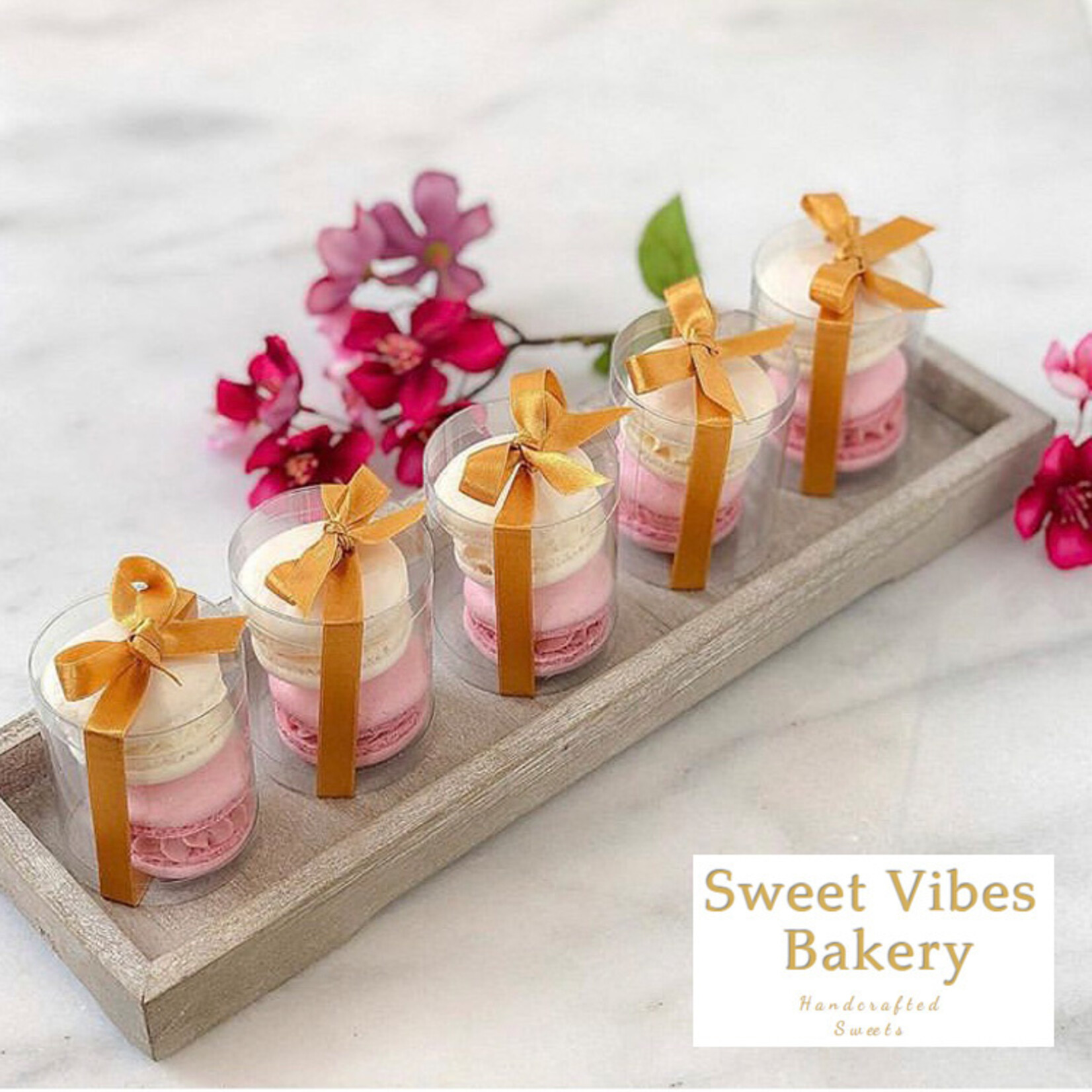 Cupcakedozen.nl Koker voor 2 macarons of 1 minicupcake (100 stuks)