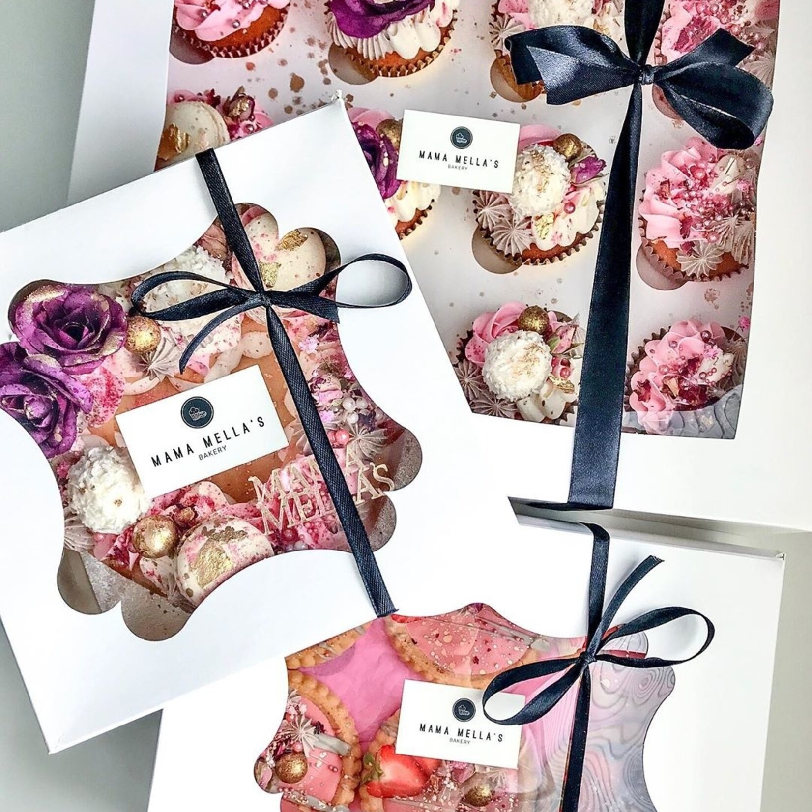 Cupcakedozen.nl Budget doos voor 4 cupcakes (per 25 stuks)