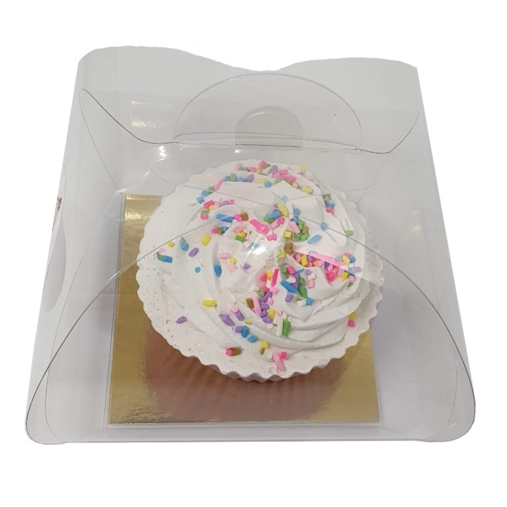 Cupcakedozen.nl Transparante bundel voor 1 cupcake (per 100 stuks)