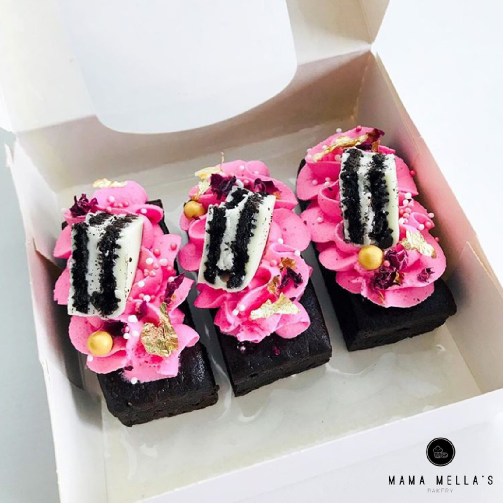 Cupcakedozen.nl biologisch wit doosje voor 1 donut, brownies, macarons, chocolade, etc. (per 250 stuks)