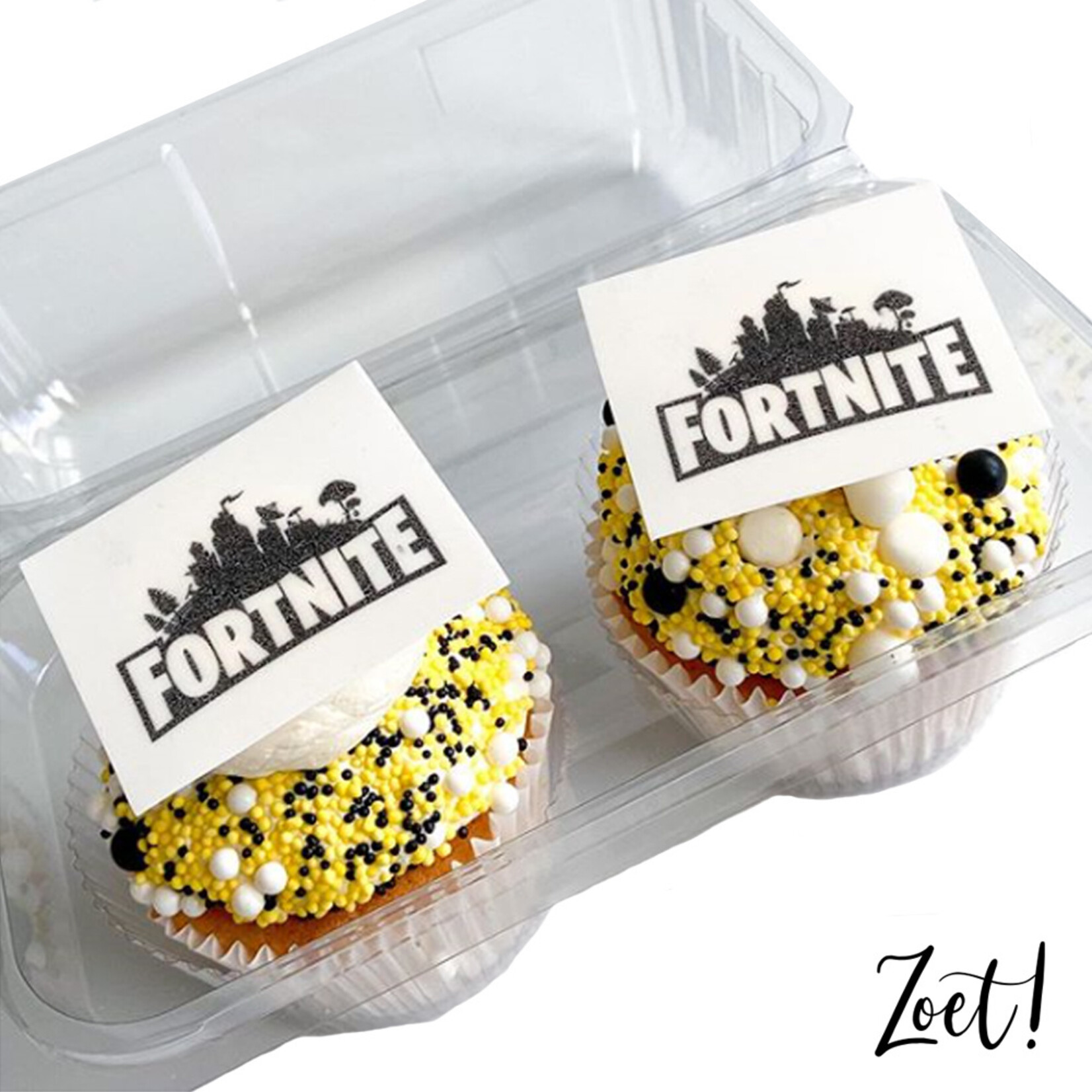 Cupcakedozen.nl Transparante doos voor 2 cupcakes (per 228 stuks)