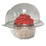 Cupcakedozen.nl Transparante doos voor 1 cupcake - extra hoog (480 st.)
