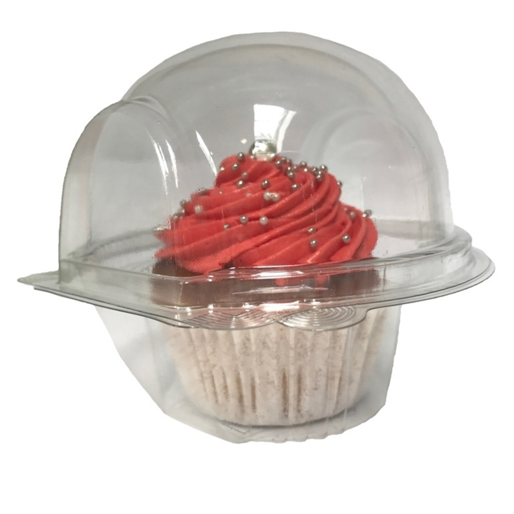 Cupcakedozen.nl Transparante doos voor 1 cupcake - extra hoog (per 480 stuks)