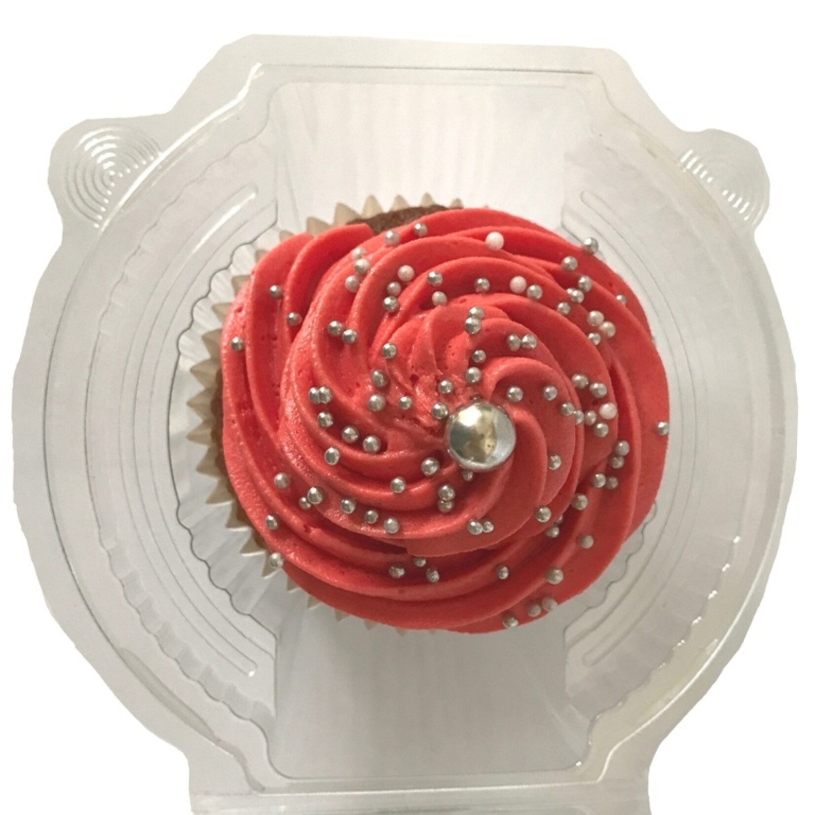 Cupcakedozen.nl Transparante doos voor 1 cupcake - extra hoog (per 480 stuks)