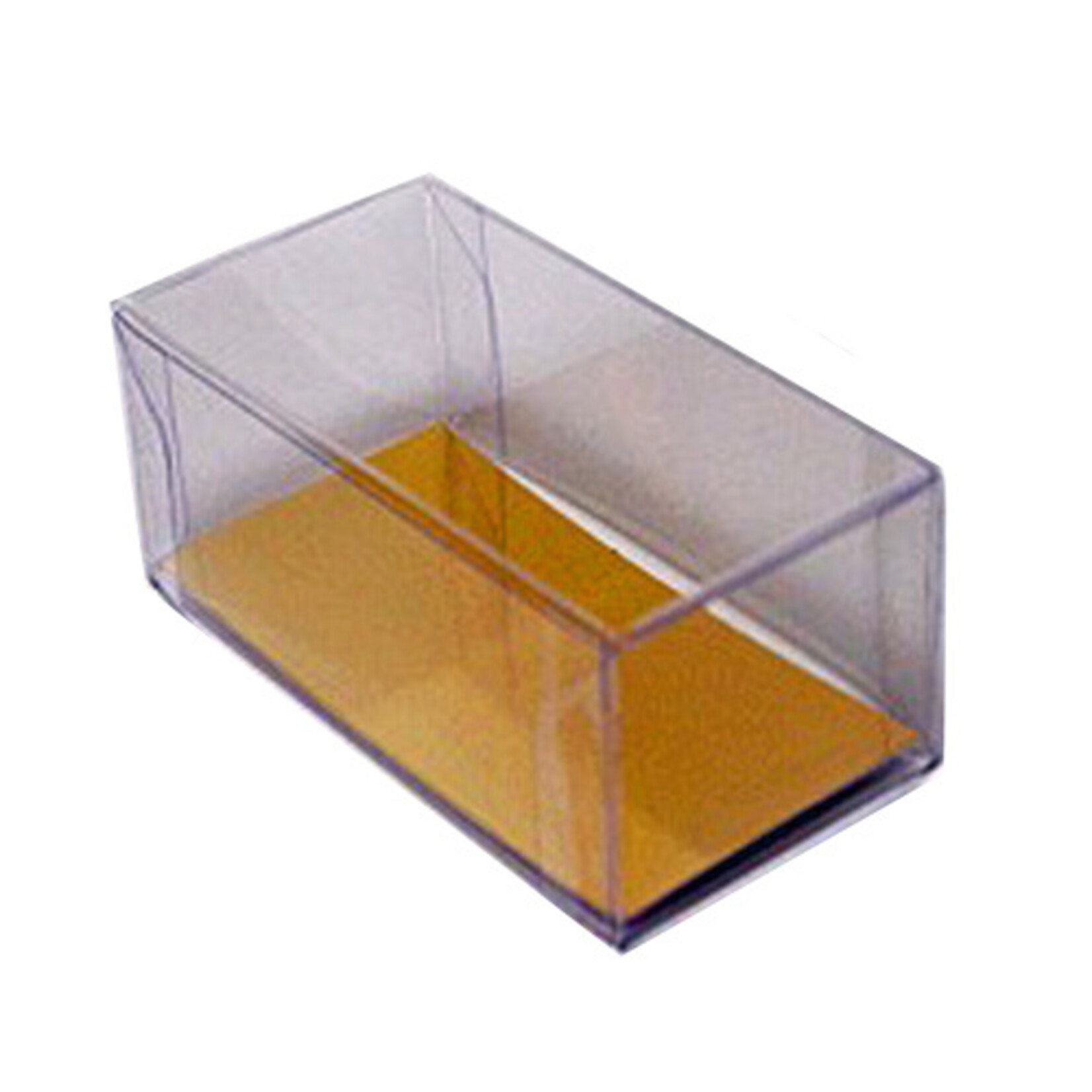 Cupcakedozen.nl Transparante doos rechthoek laag - diverse maten (per 100 stuks)