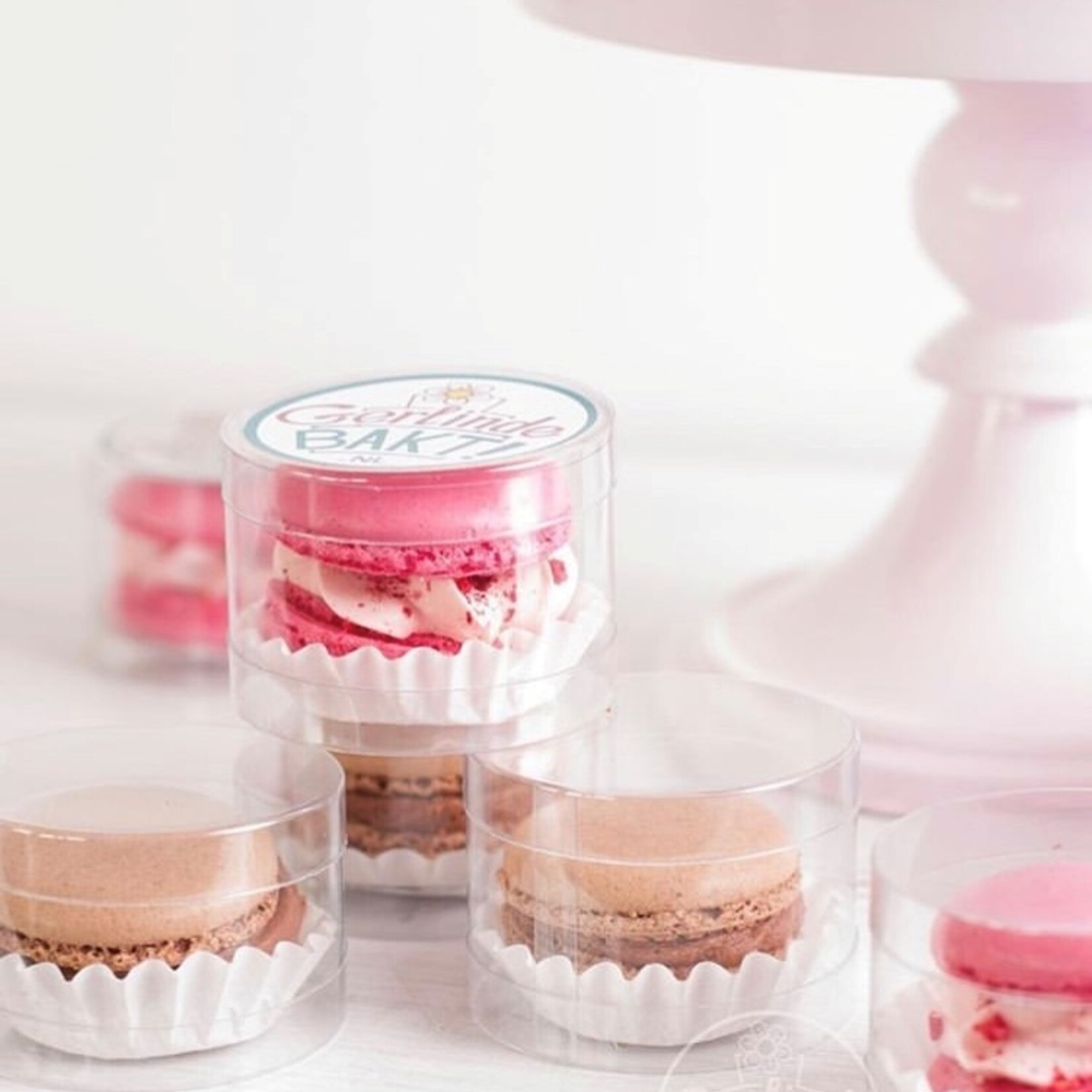 Cupcakedozen.nl Koker voor 1 macaron (100 stuks)