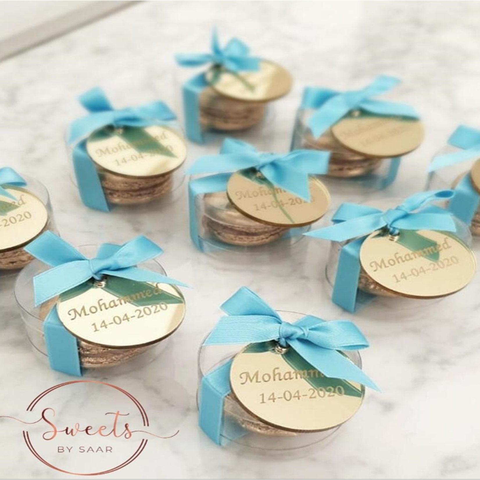 Cupcakedozen.nl Koker voor 1 macaron (100 stuks)