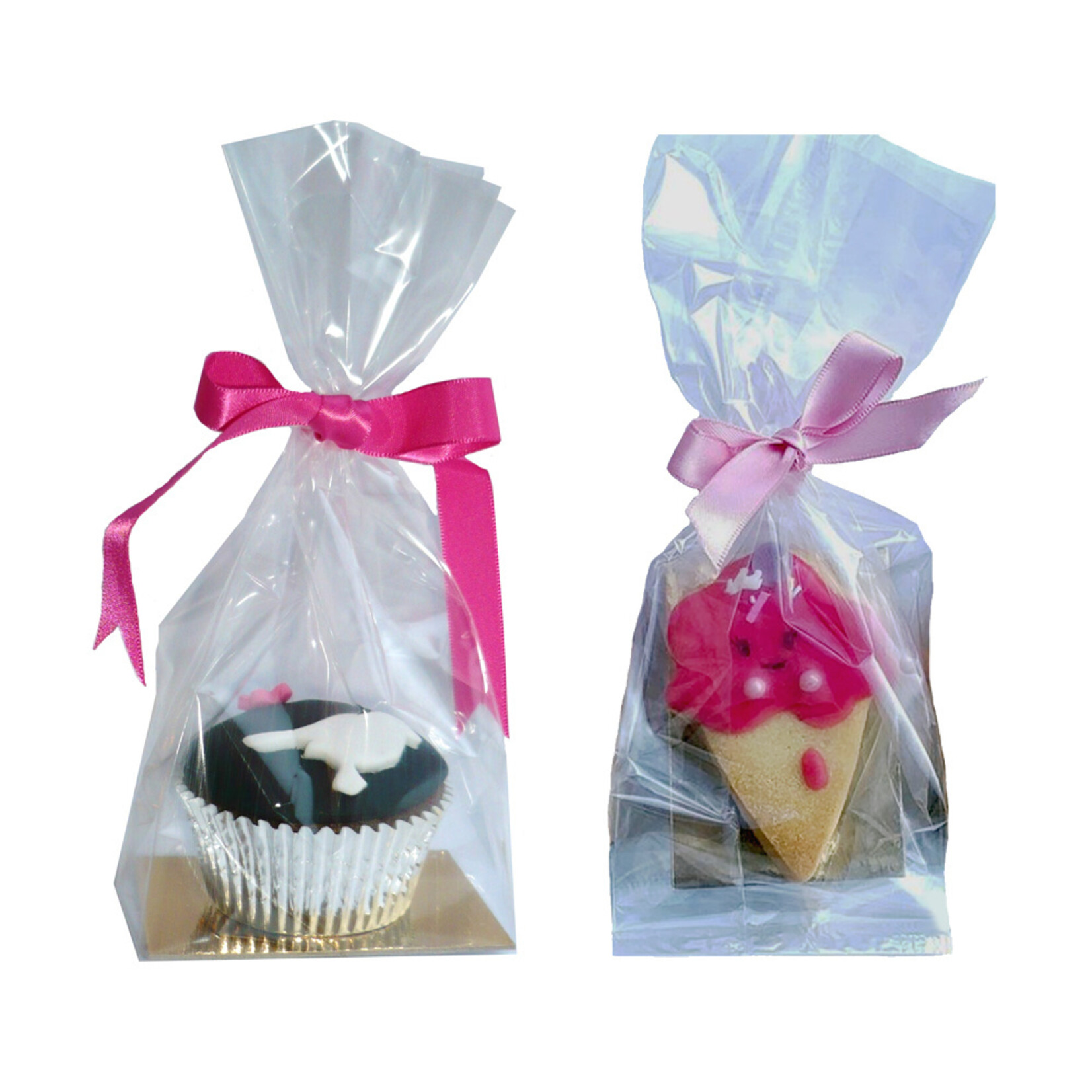 Cupcakedozen.nl Zakje met gouden bodem voor cupcakes & cookies (250 stuks)