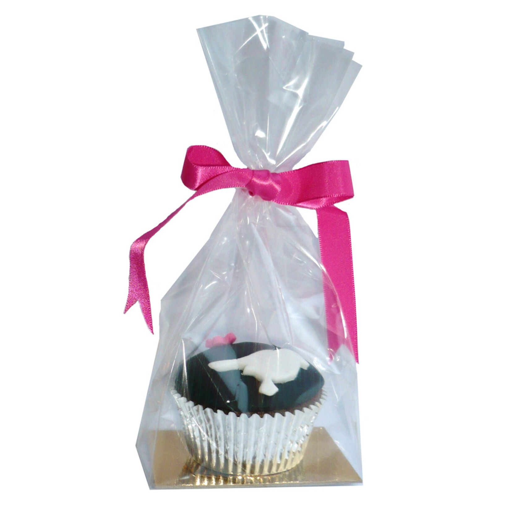 Cupcakedozen.nl Zakje met gouden bodem voor cupcakes & cookies (250 stuks)