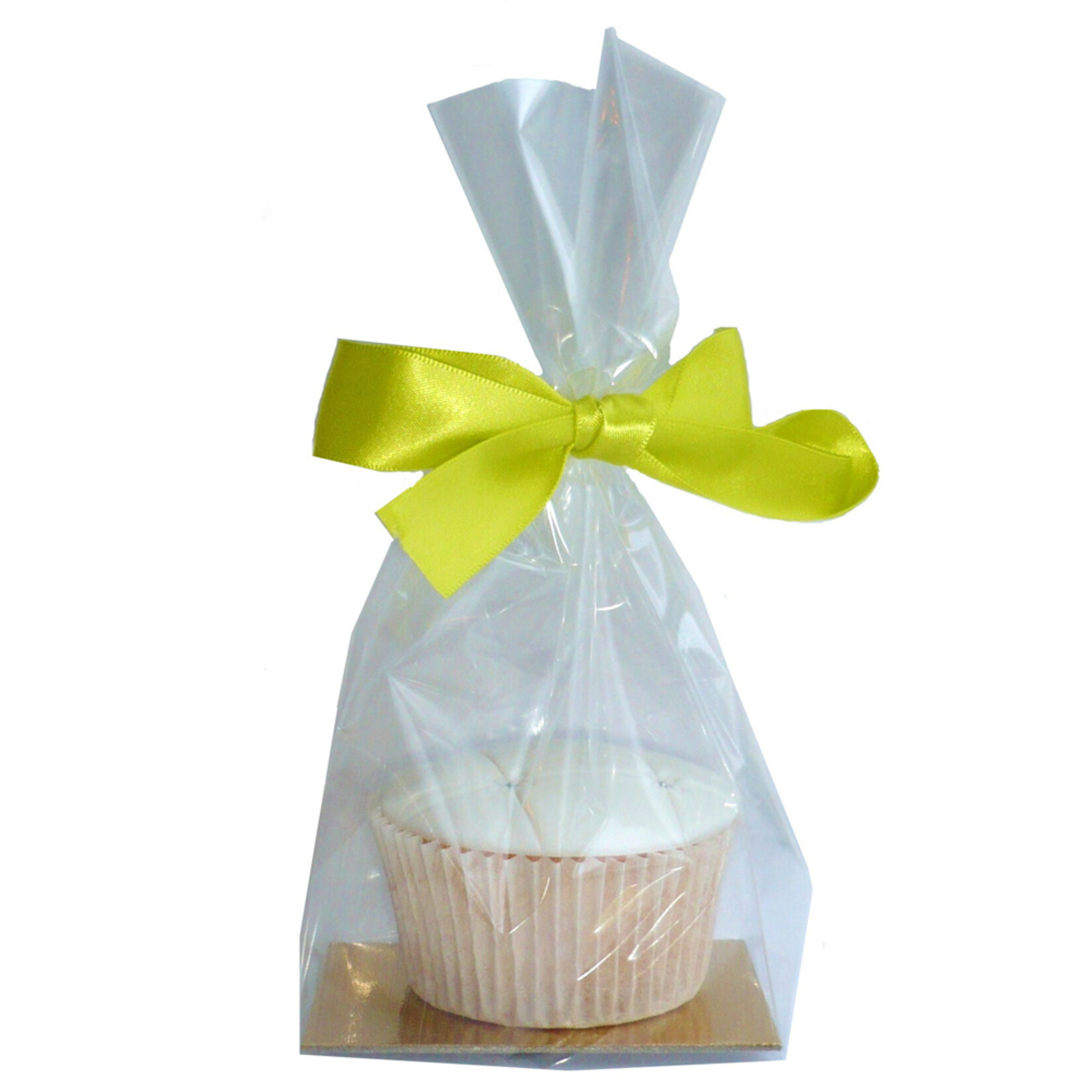 Cupcakedozen.nl Zakje met gouden bodem voor cupcakes & cookies (250 stuks)