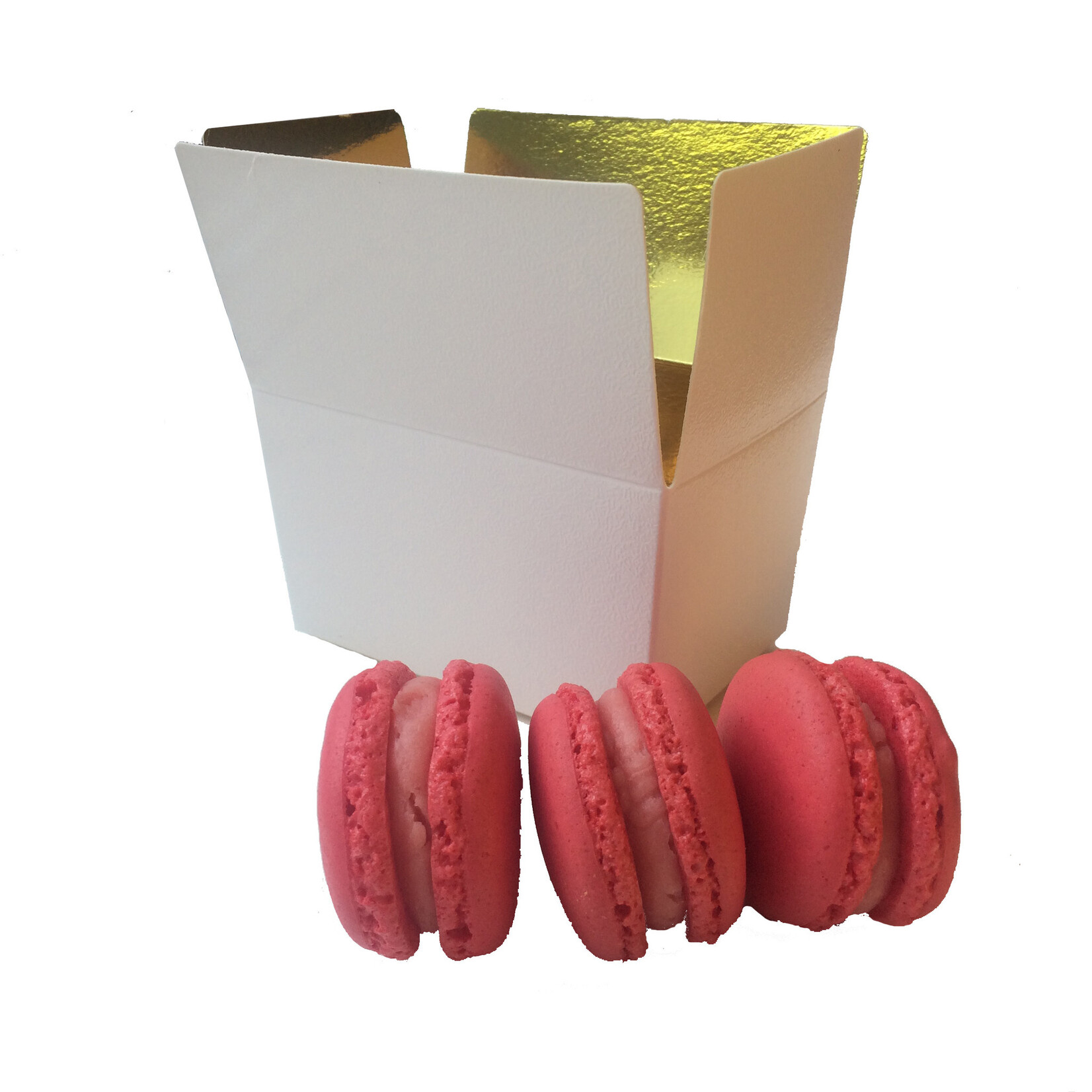 Cupcakedozen.nl Doos voor 3 macarons (per 50 st.)