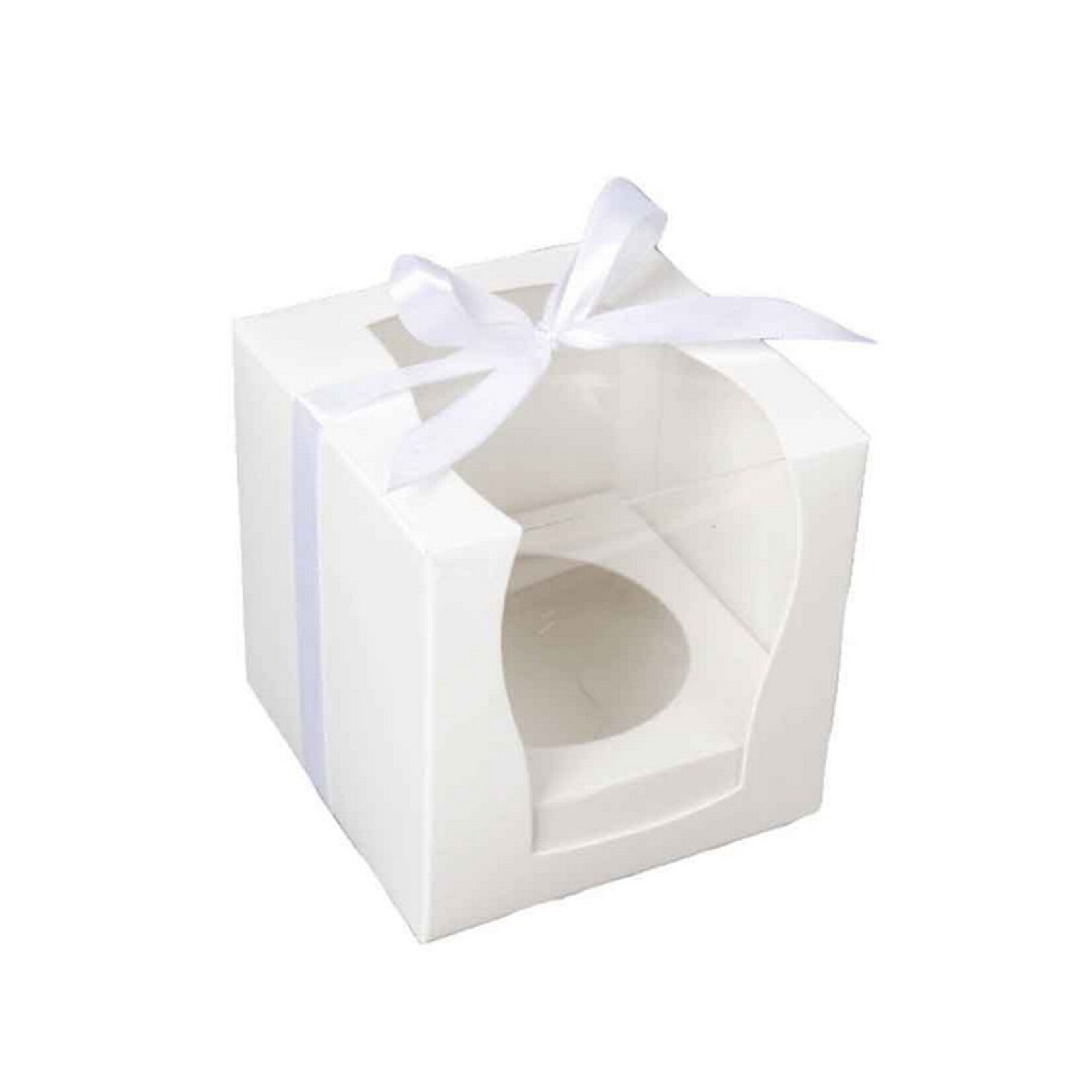 Cupcakedozen.nl Doos voor 1 cupcake met extra groot venster(per 50 stuks)