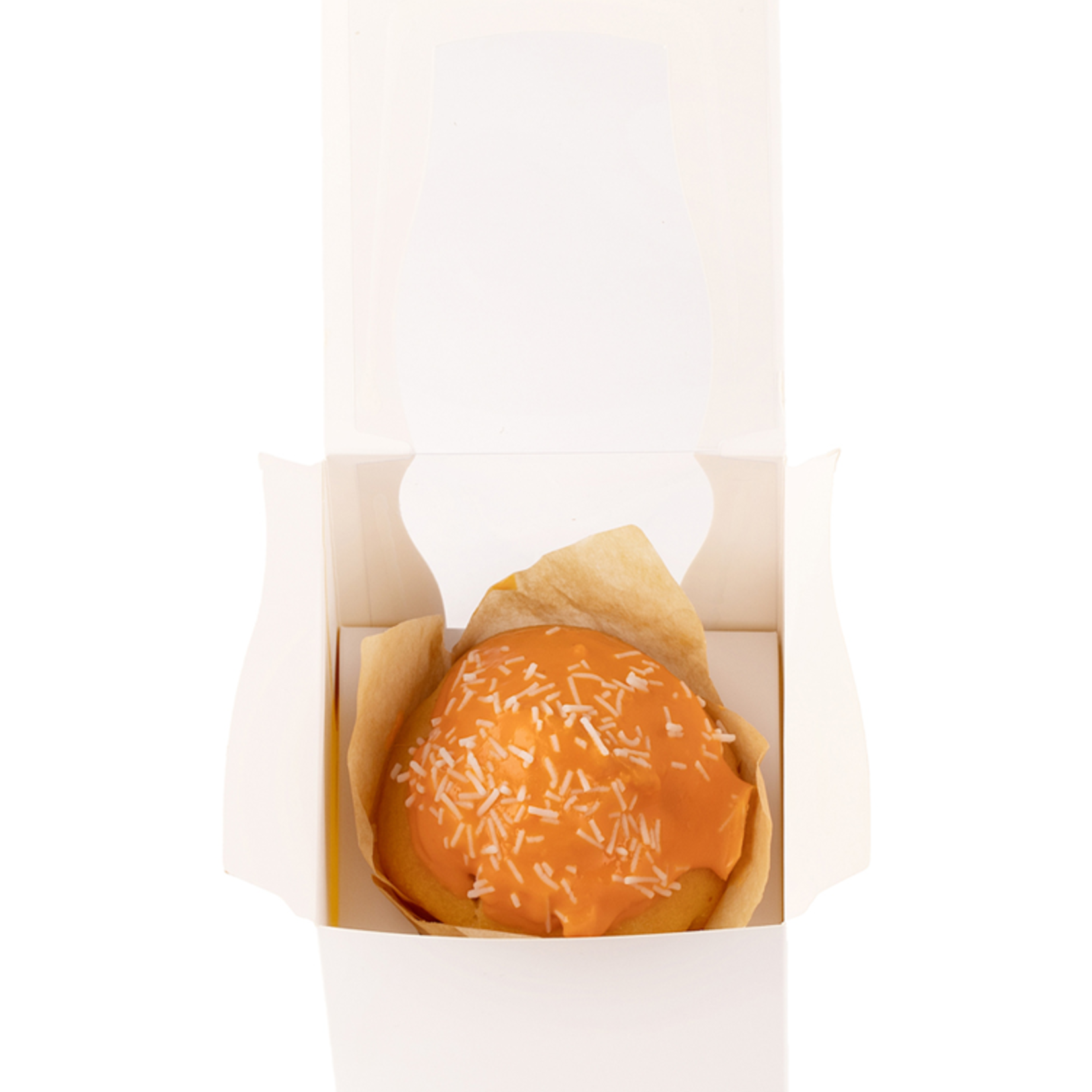 Cupcakedozen.nl Doos voor 1 cupcake met extra groot venster(per 50 stuks)