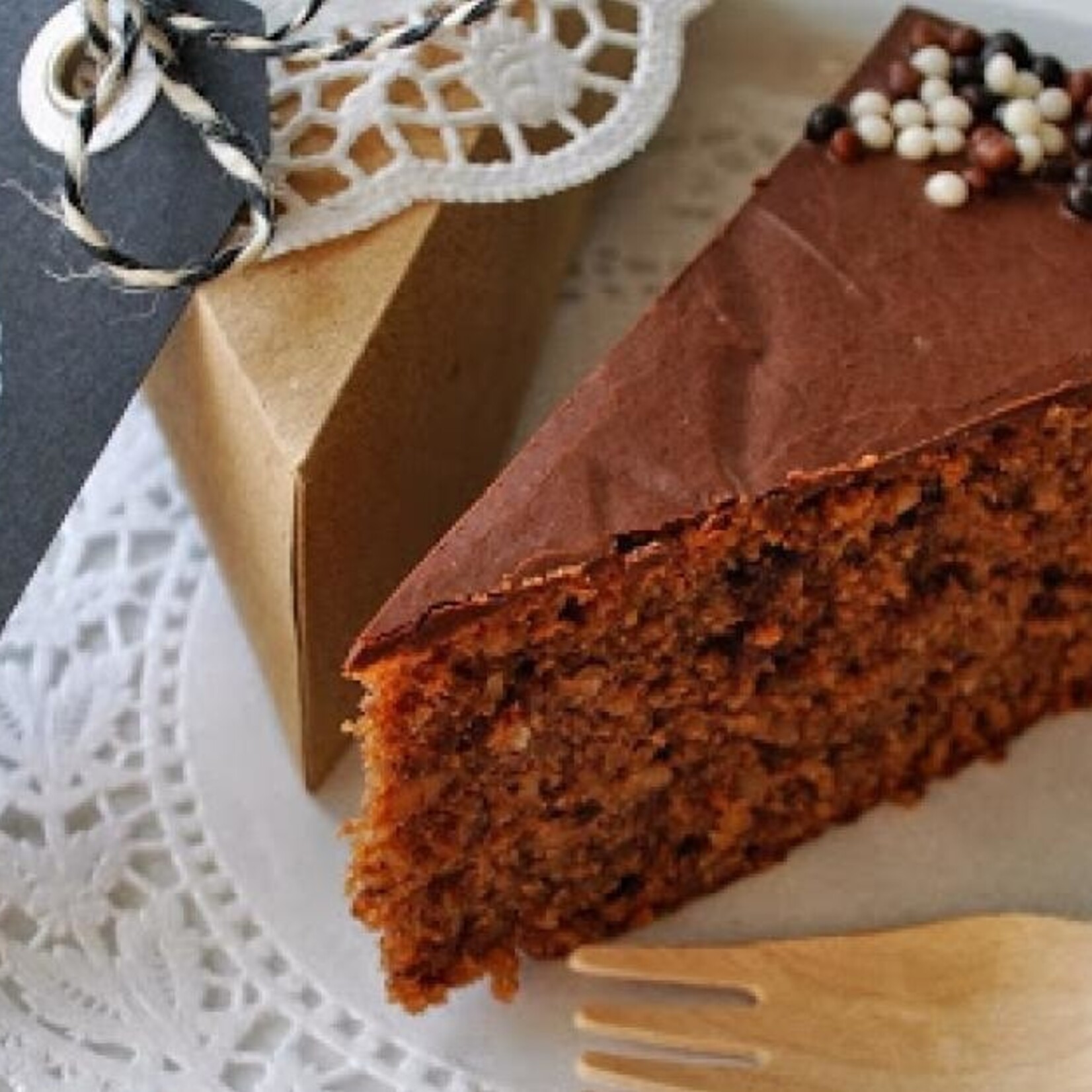 Cupcakedozen.nl Kraft doos voor 1 taartpunt (per 50 stuks)