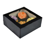 Cupcakedozen.nl Zwarte doos voor 4 cupcakes (25 st.)
